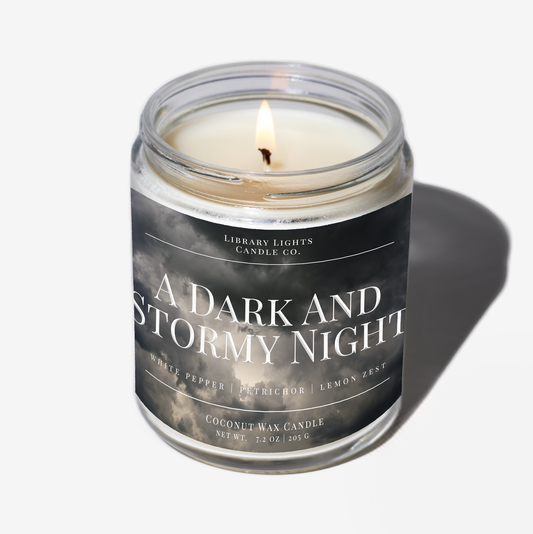 8oz Jar Candle - A Dark and Stormy Night