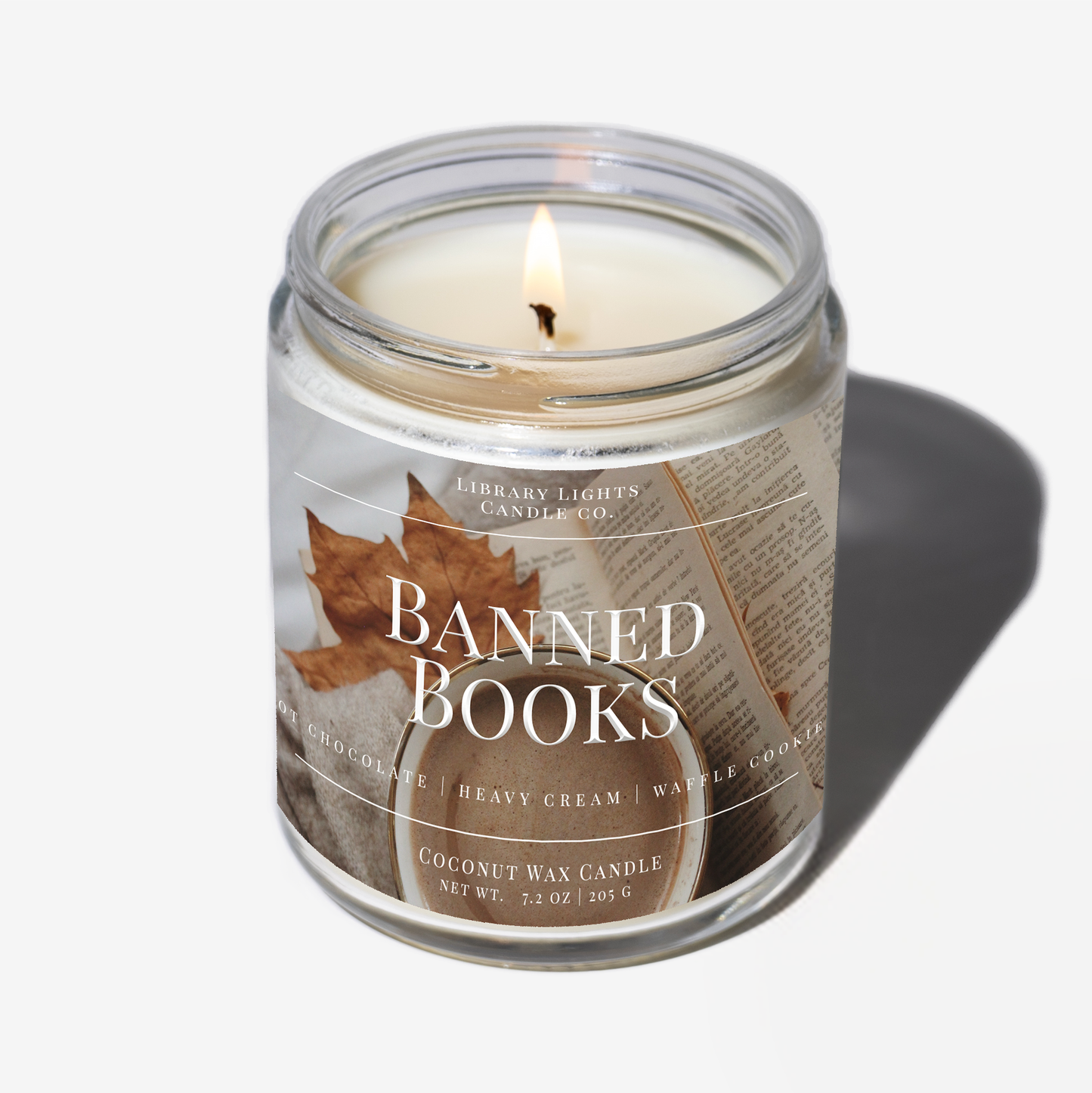 8oz Jar Candle - Banned Books