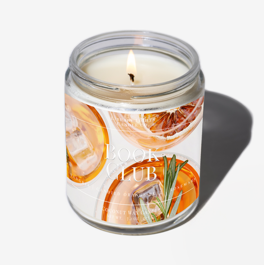 8oz Jar Candle - Book Club