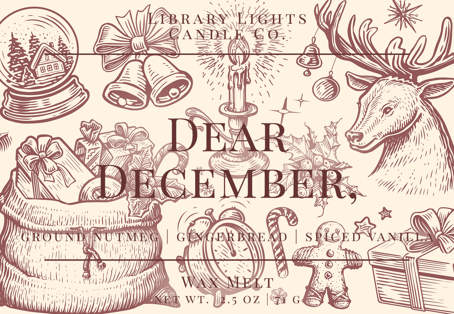 Wax Melt - Dear December,