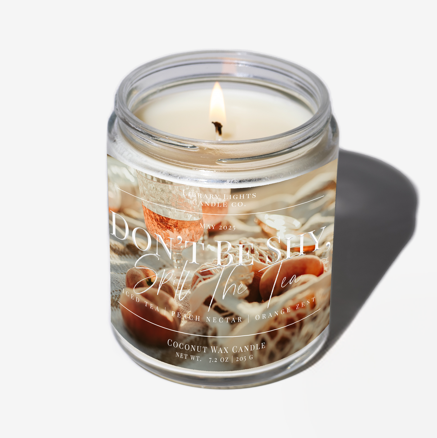 8oz Jar Candle - Don't Be Shy, Spill The Tea