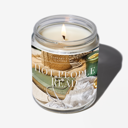 8oz Jar Candle - Hot People Read