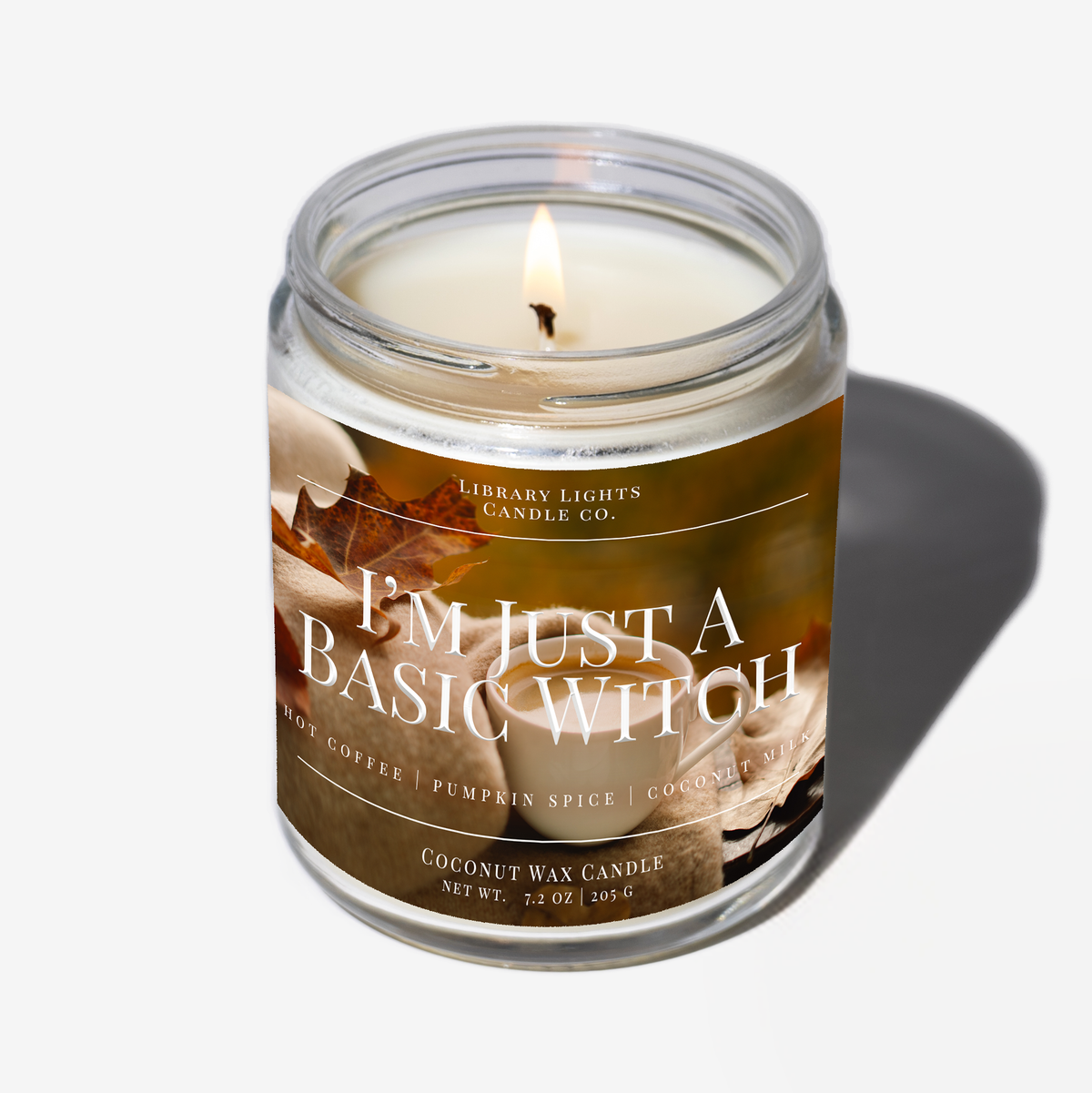 8oz Jar Candle - I'm Just A Basic Witch