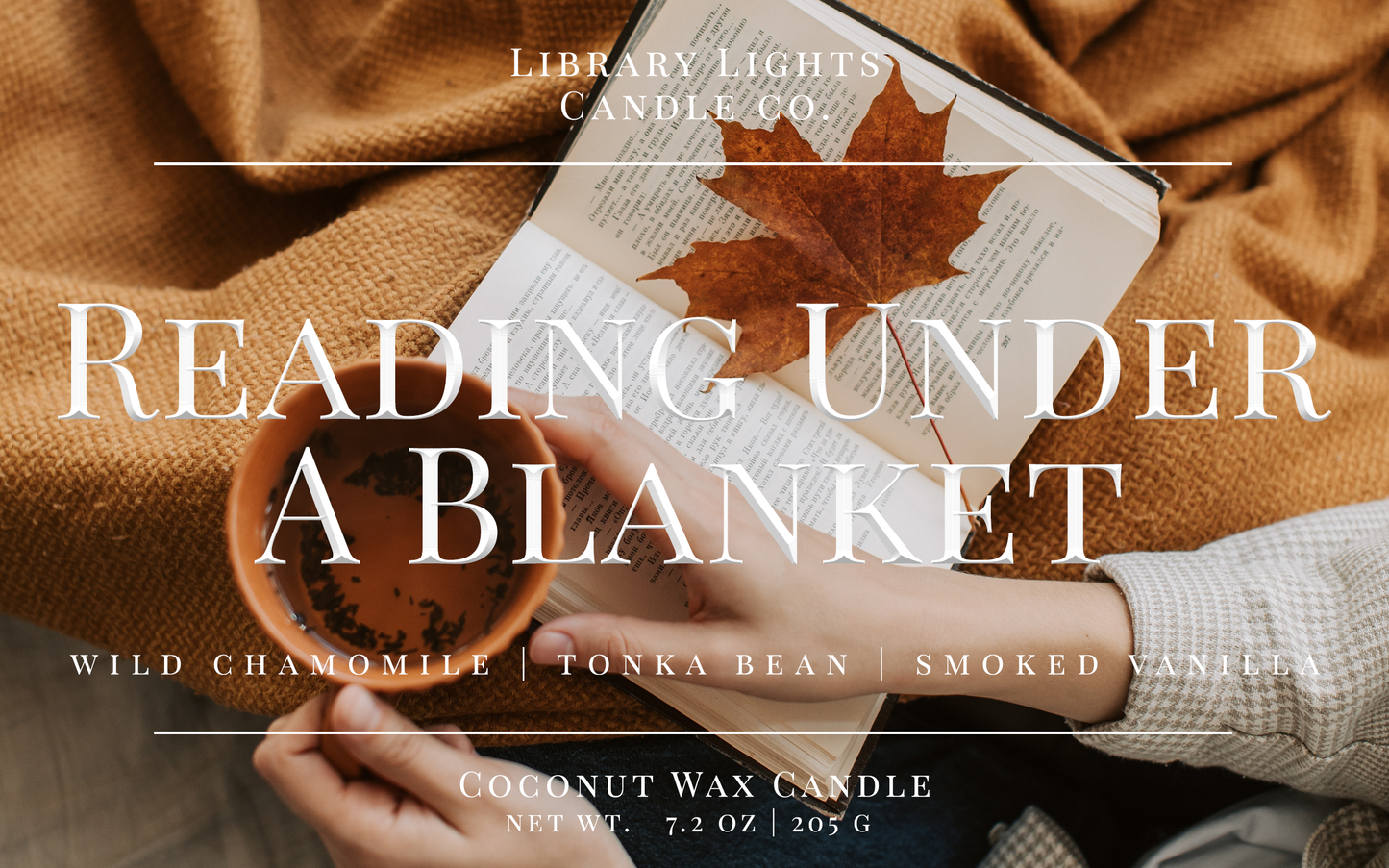 8oz Jar Candle - Reading Under A Blanket