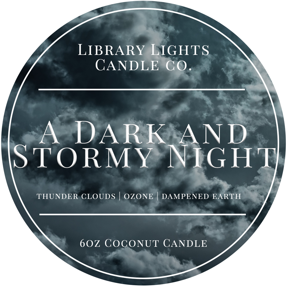 6oz Tin Candle - A Dark and Stormy Night