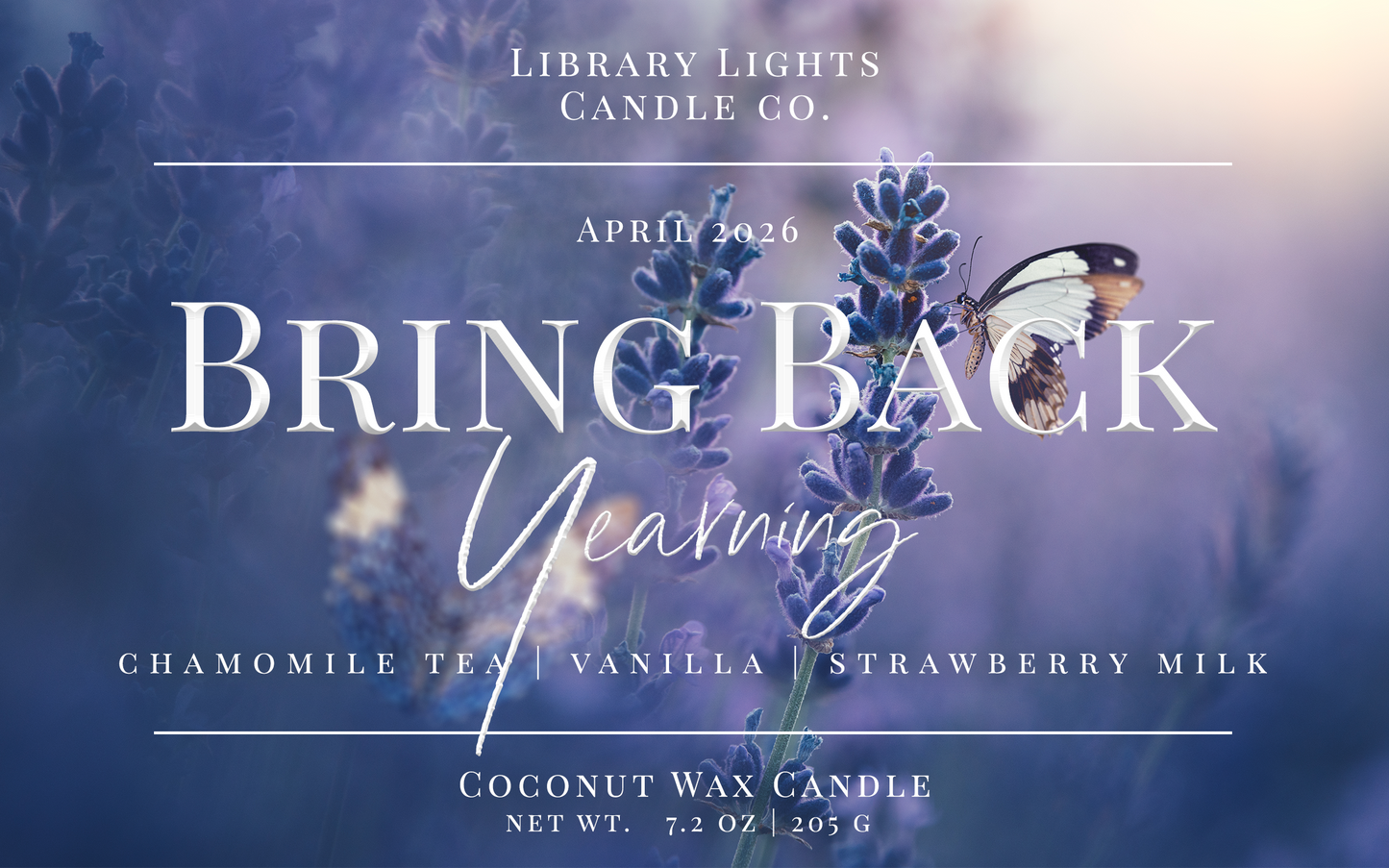 8oz Jar Candle - Bring Back Yearning (Candle Of The Month - April)