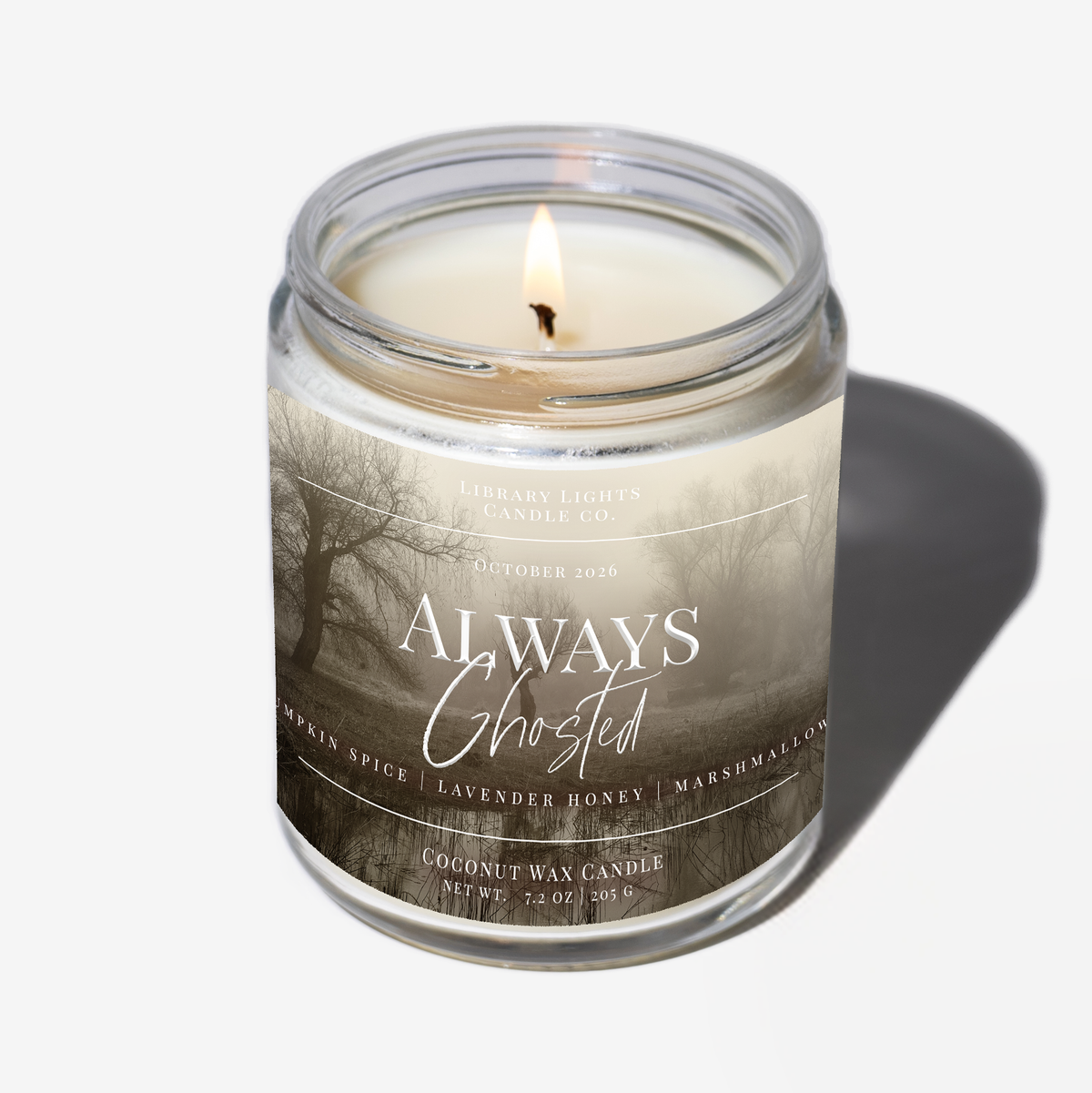 8oz Jar Candle - Always Ghosted (Candle Of The Month - October)