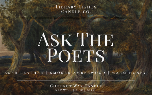 8oz Jar Candle - Ask The Poets
