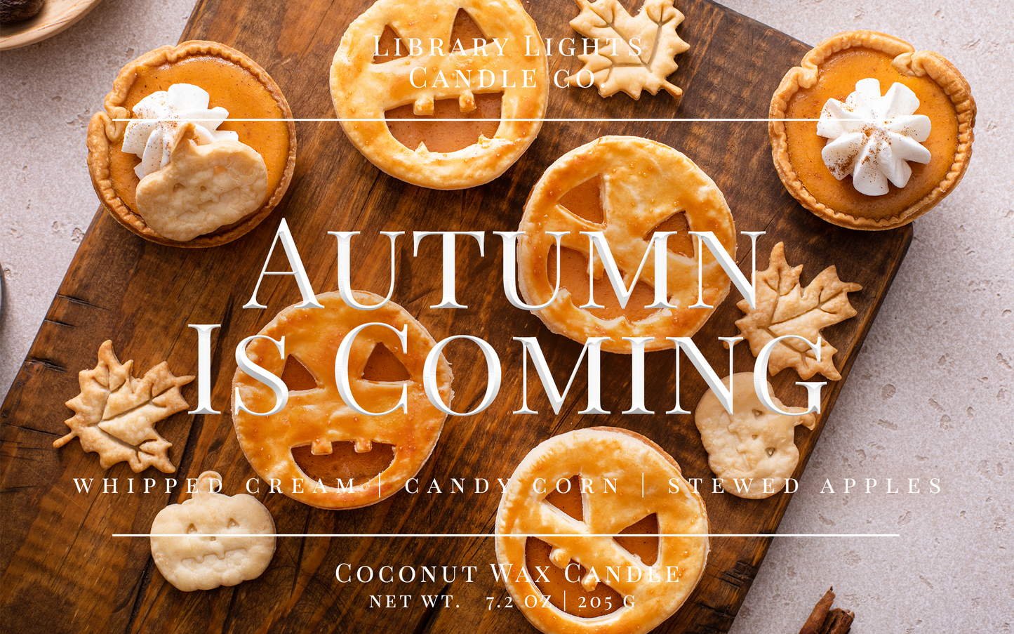8oz Jar Candle - Autumn Is Coming