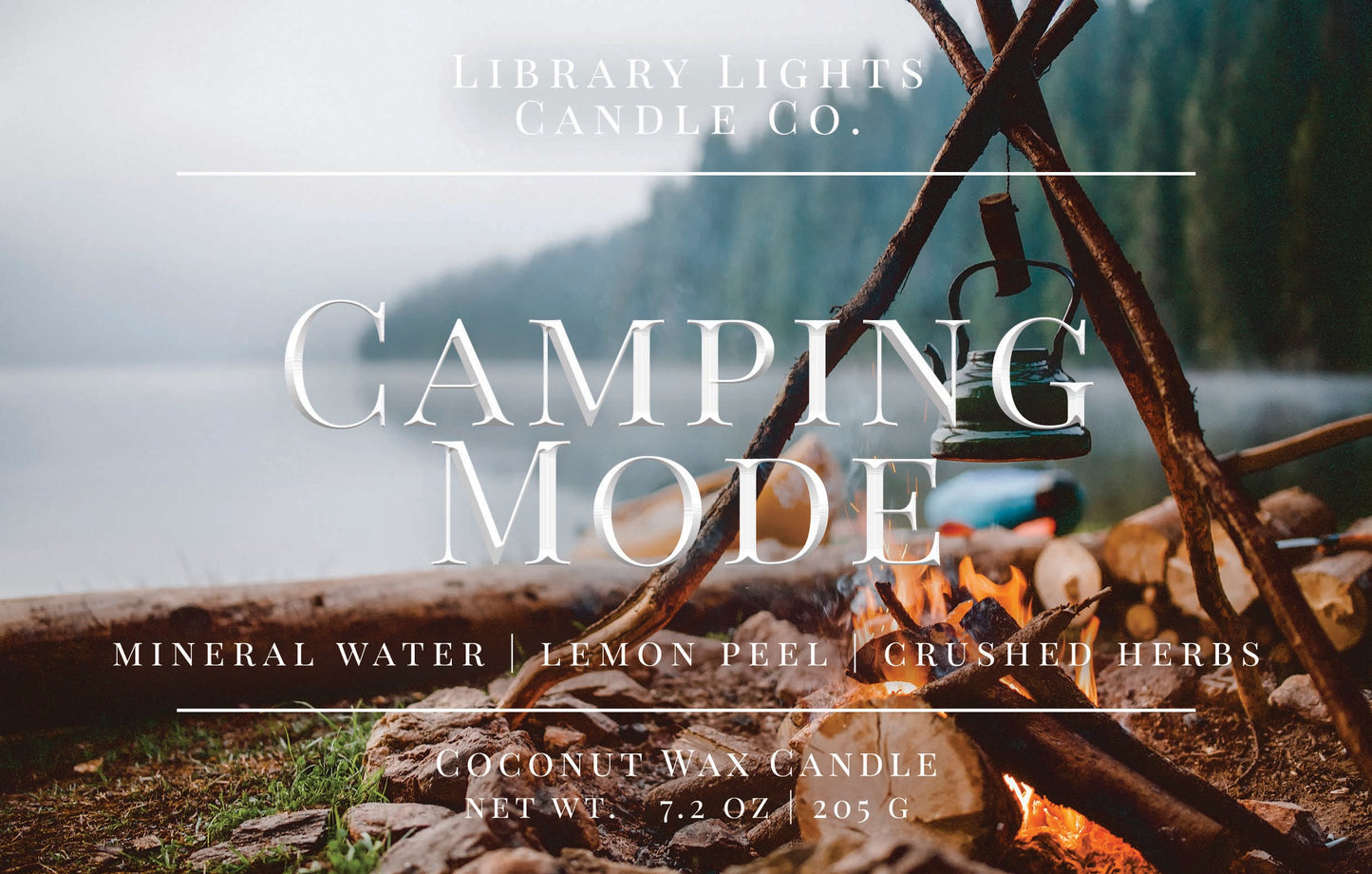 8oz Jar Candle - Camping Mode