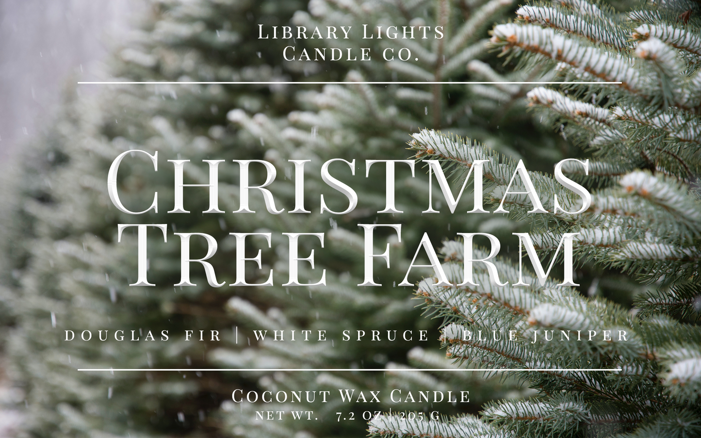 8oz Jar Candle - Christmas Tree Farm