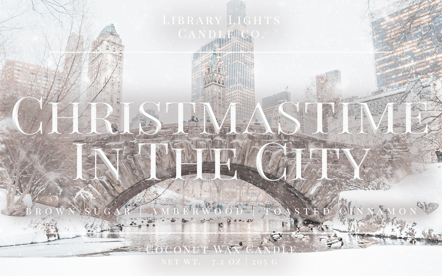 8oz Jar Candle - Christmastime In The City