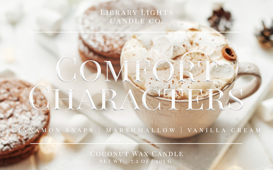 8oz Jar Candle - Comfort Characters