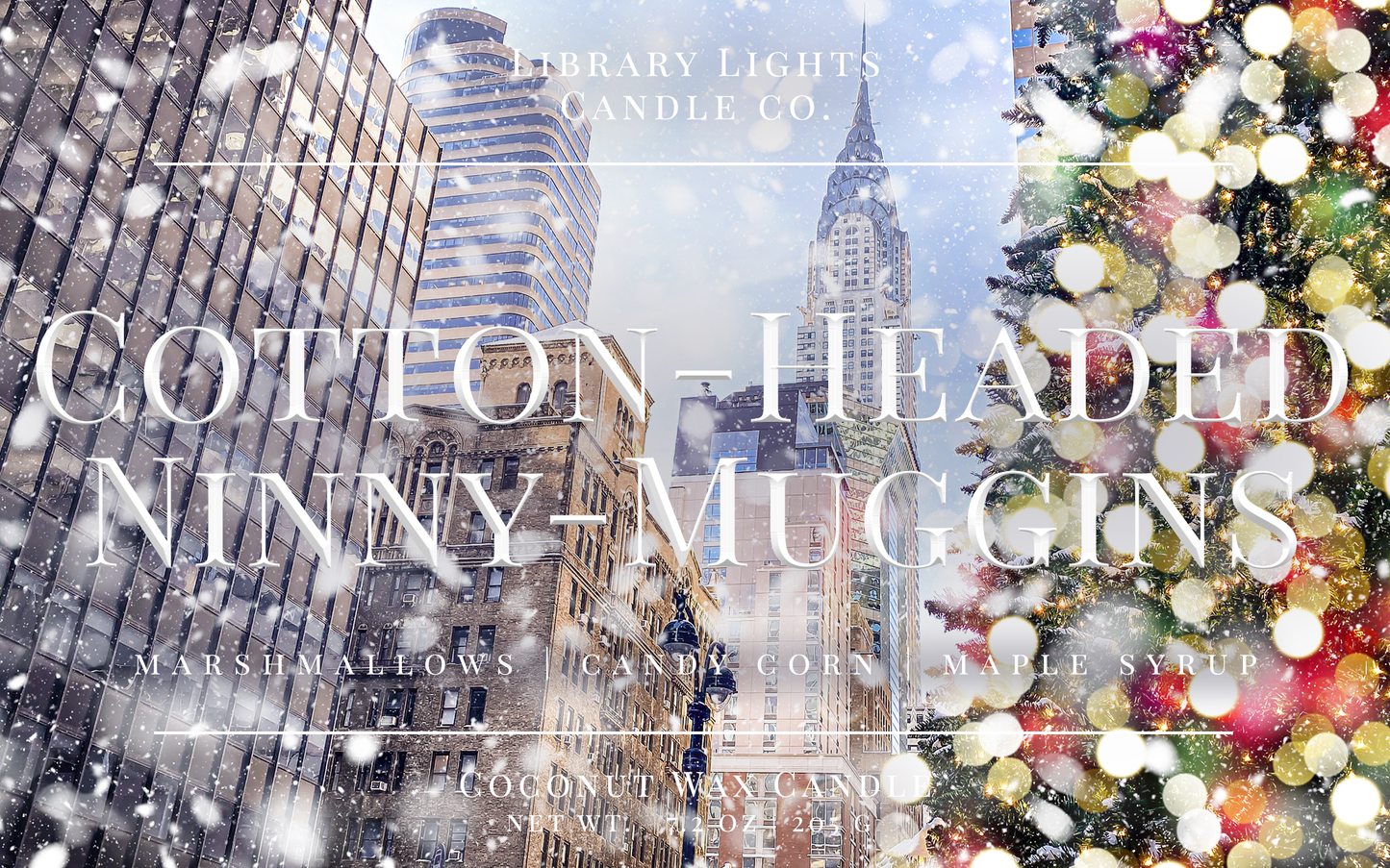 8oz Jar Candle - Cotton-Headed Ninny-Muggins