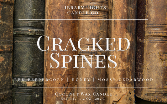 8oz Jar Candle - Cracked Spines
