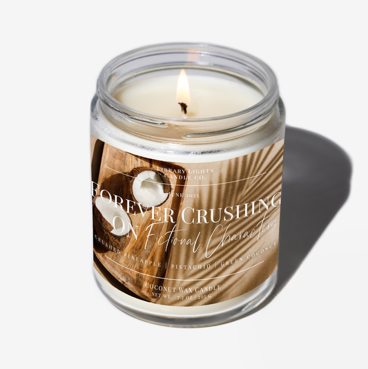 8oz Jar Candle - Forever Crushing On Fictional Characters