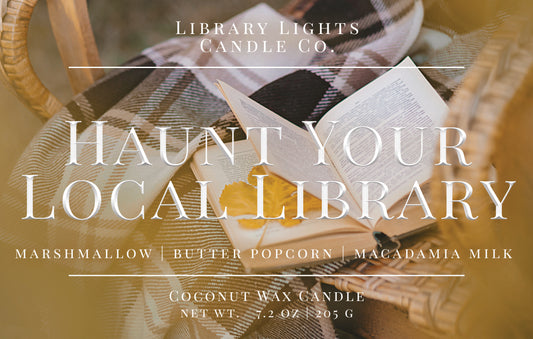 8oz Jar Candle - Haunt Your Local Library