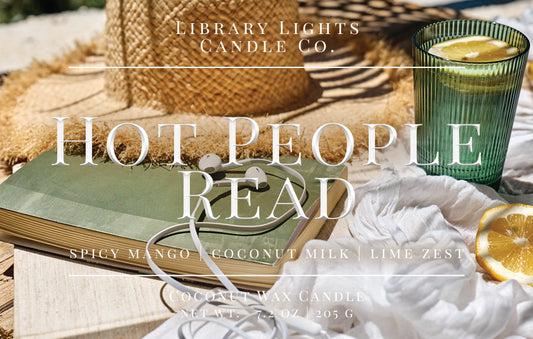 8oz Jar Candle - Hot People Read