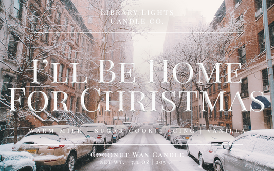 8oz Jar Candle - I'll Be Home For Christmas