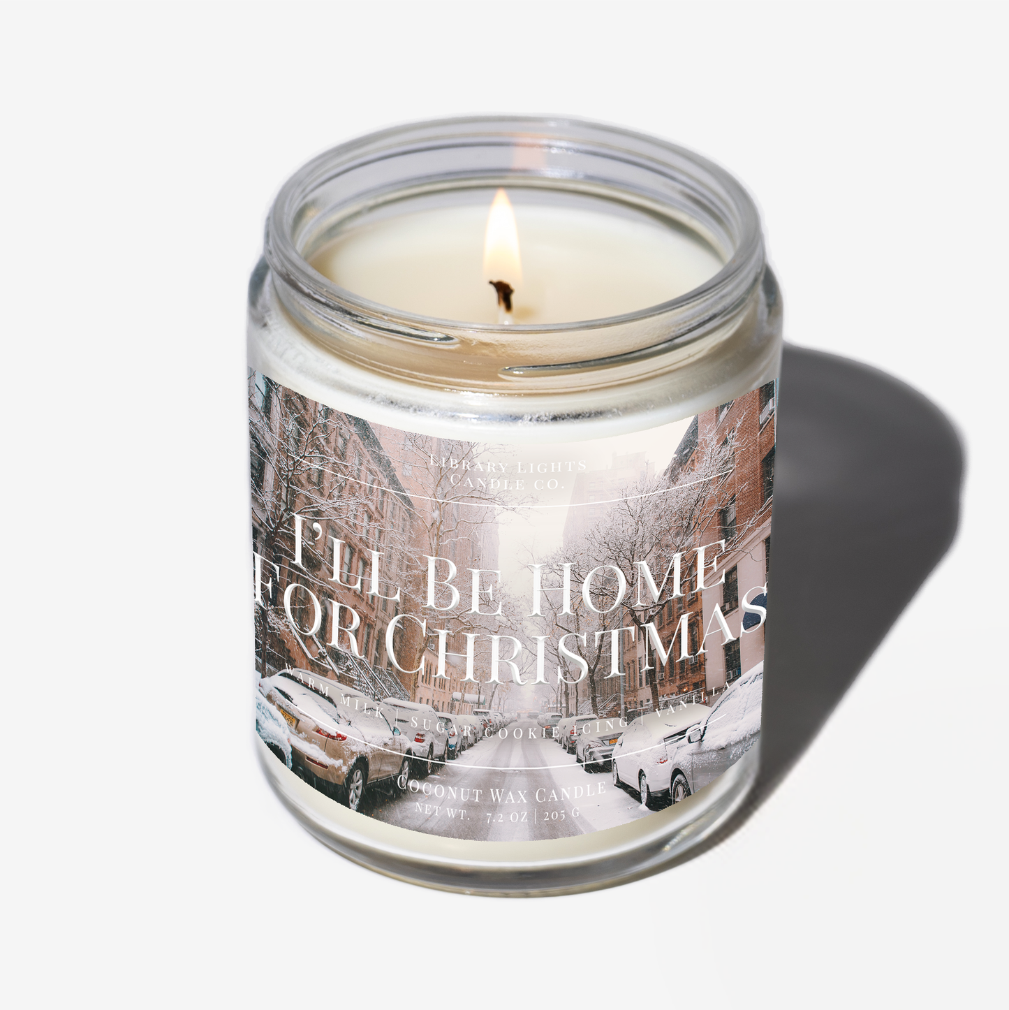 8oz Jar Candle - I'll Be Home For Christmas