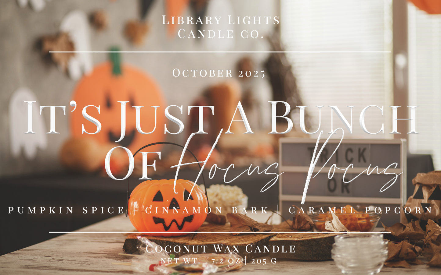 8oz Jar Candle - It's Just A Bunch of Hocus Pocus (Candle Of The Month - October)