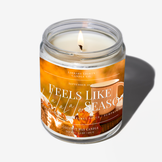 8oz Jar Candle - La La La La La Season (Candle Of The Month - September)