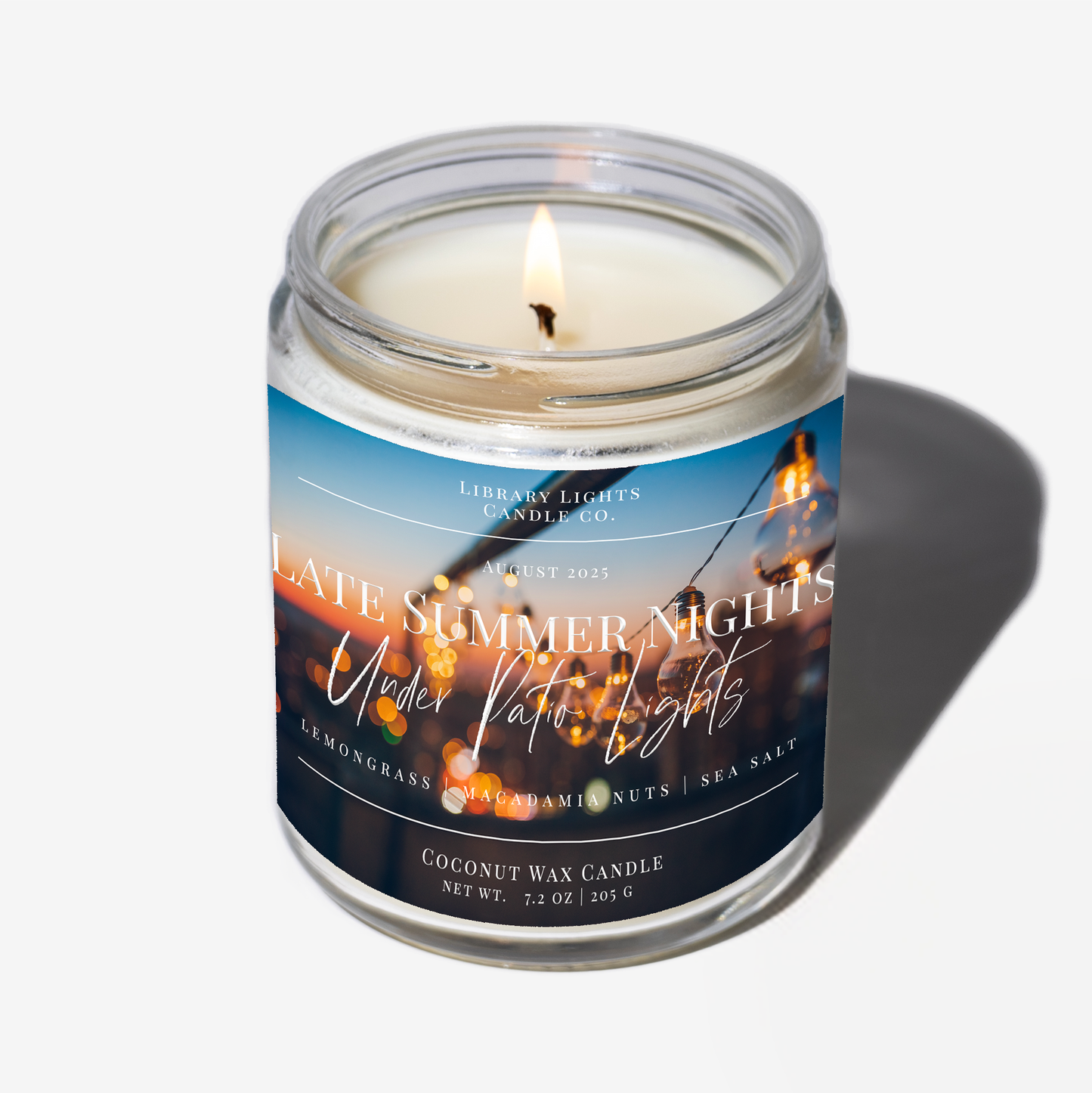 8oz Jar Candle - Late Summer Nights (Candle Of The Month - August)