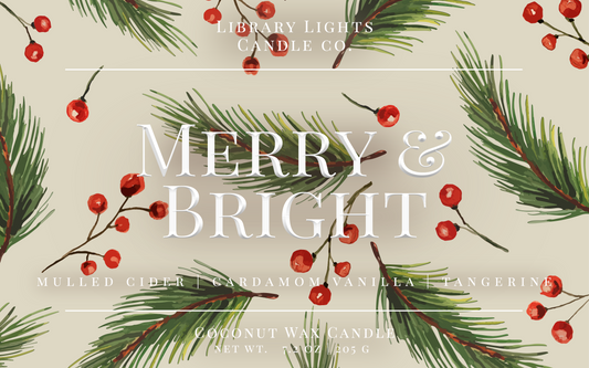 8oz Jar Candle - Merry & Bright