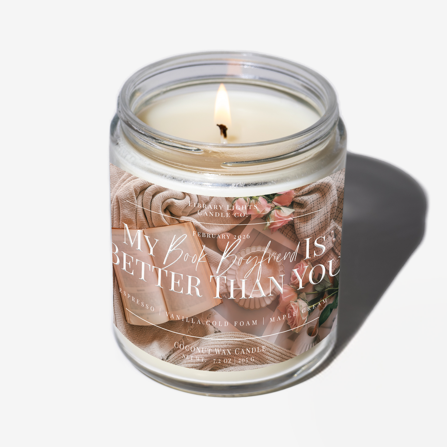 8oz Jar Candle - My Book Boyfriend (Candle Of The Month - February)