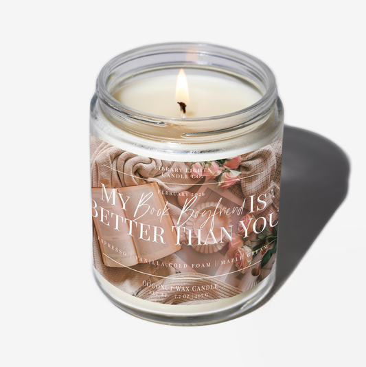 8oz Jar Candle - My Book Boyfriend (Candle Of The Month - February)
