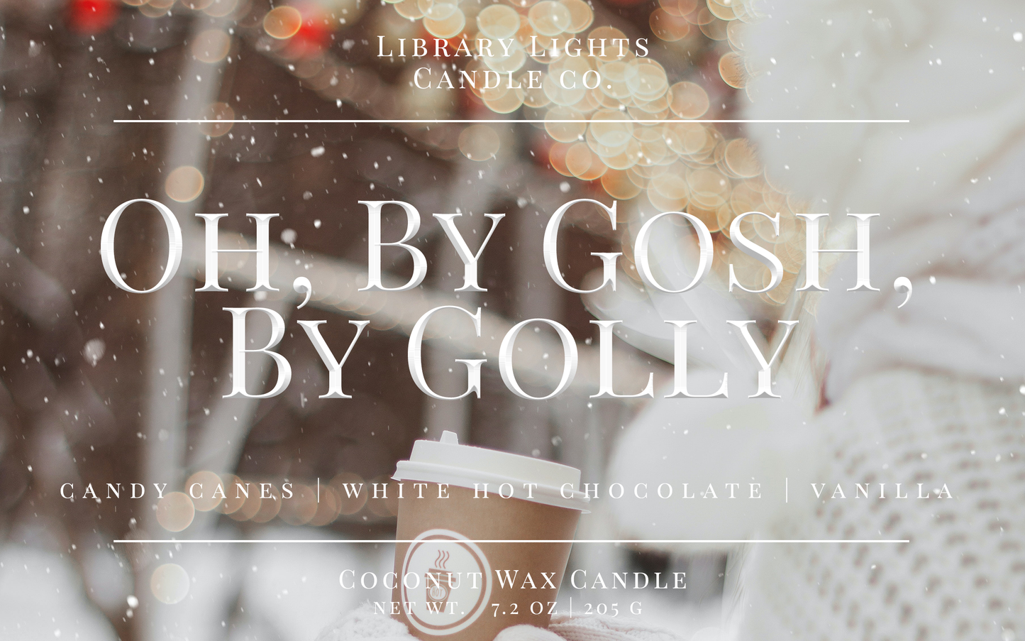 8oz Jar Candle - Oh, By Gosh, By Golly