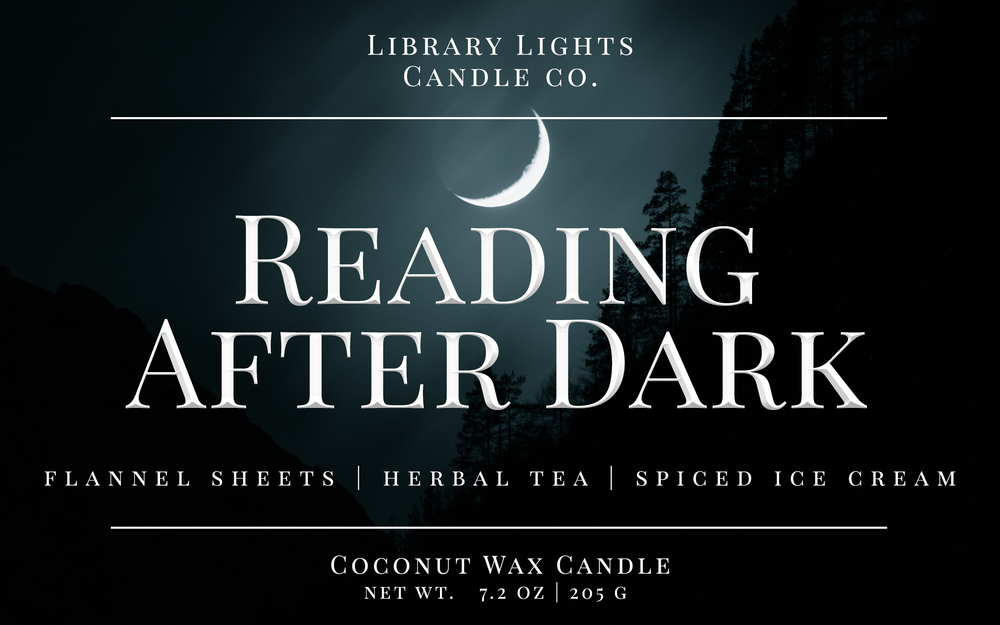 8oz Jar Candle - Reading After Dark