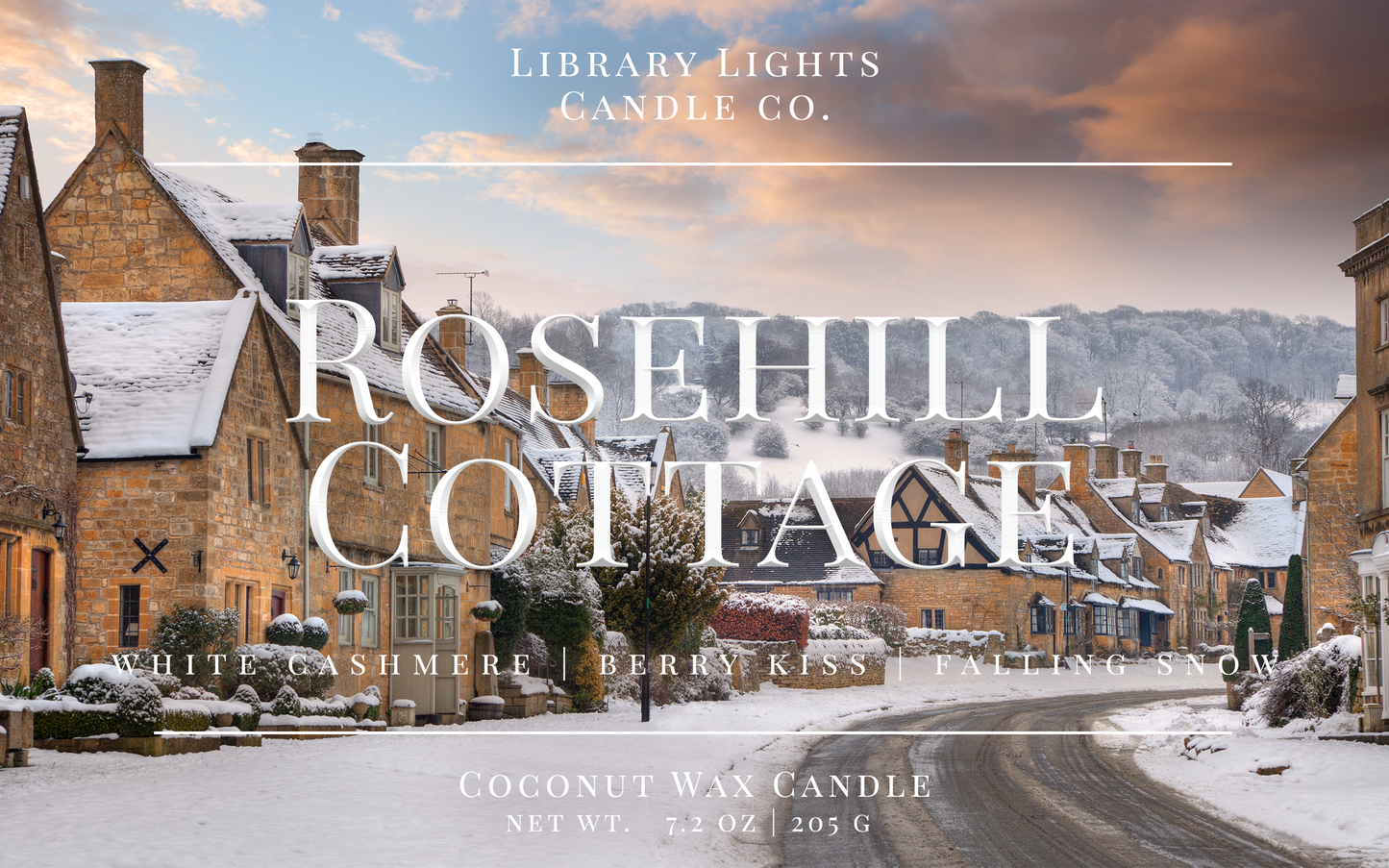 8oz Jar Candle - Rosehill Cottage