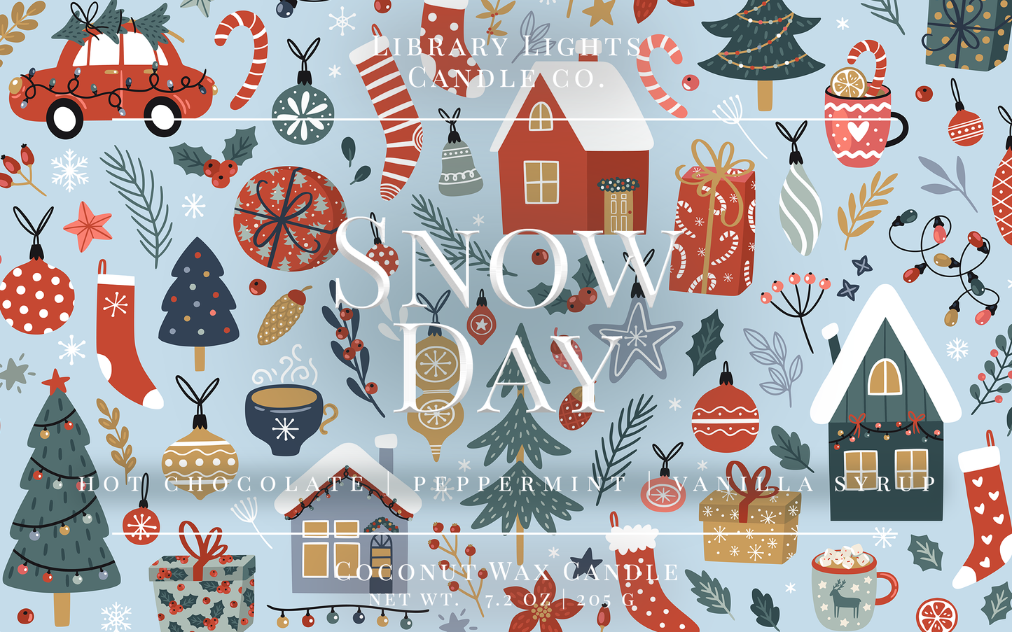 8oz Jar Candle - Snow Day