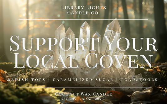 8oz Jar Candle - Support Your Local Coven