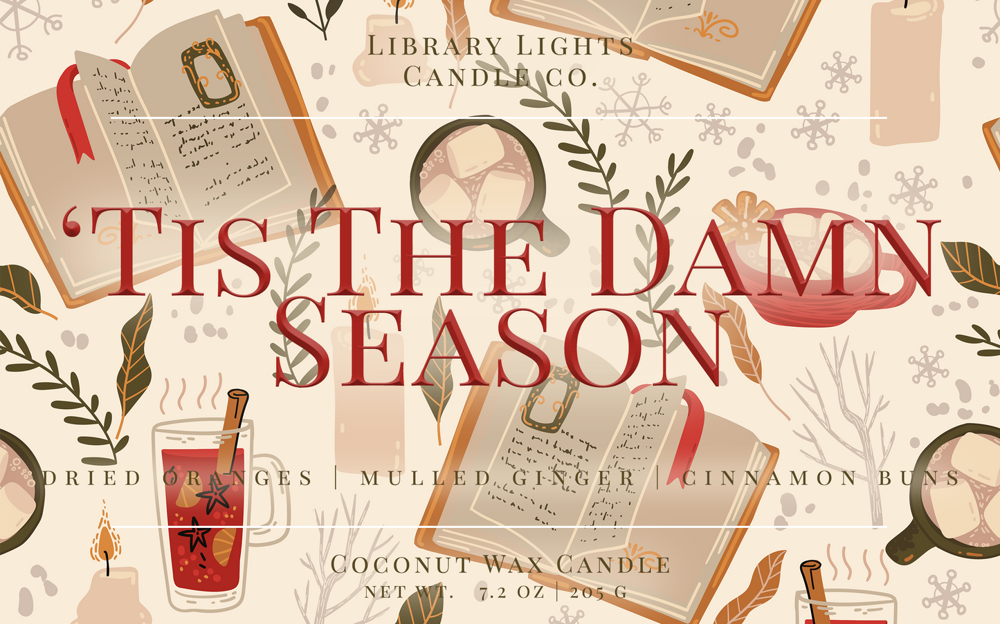 8oz Jar Candle - Tis The Damn Season