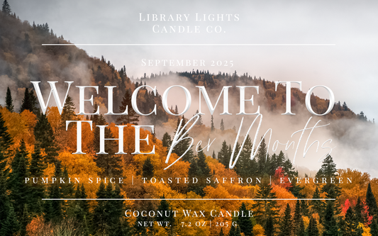 8oz Jar Candle - Welcome To The Ber Months (Candle Of The Month - September)
