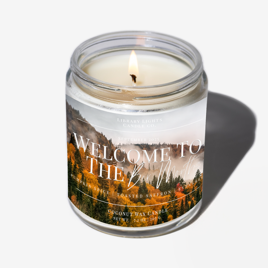 8oz Jar Candle - Welcome To The Ber Months (Candle Of The Month - September)