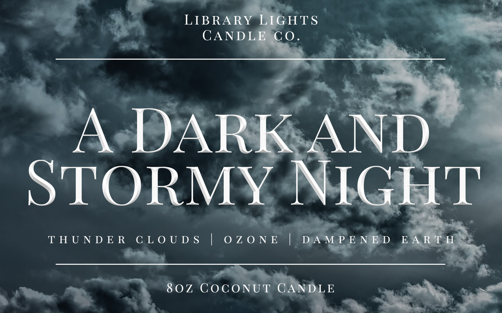 8oz Jar Candle - A Dark and Stormy Night
