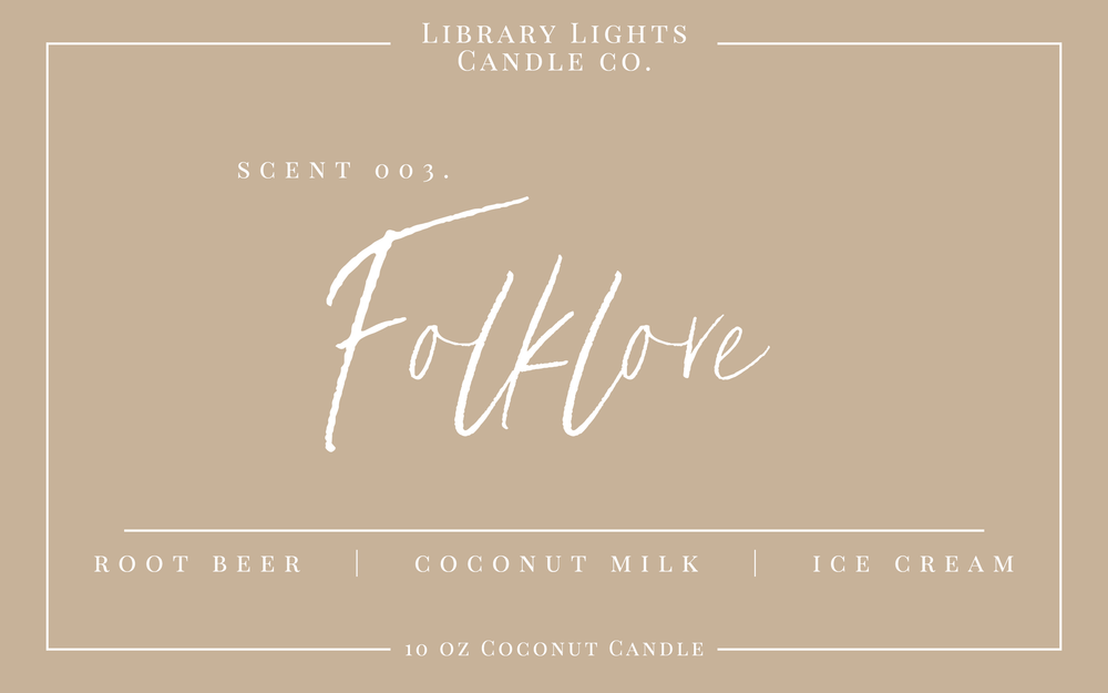 10oz Candle - 003. Folklore