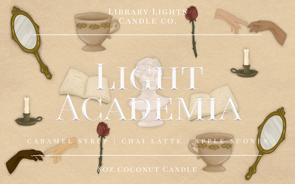 8oz Jar Candle - Light Academia