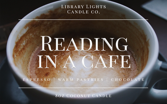 8oz Jar Candle - Reading in a Cafe