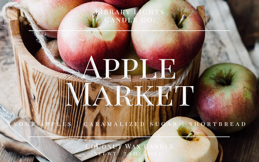 8oz Jar Candle - Apple Market