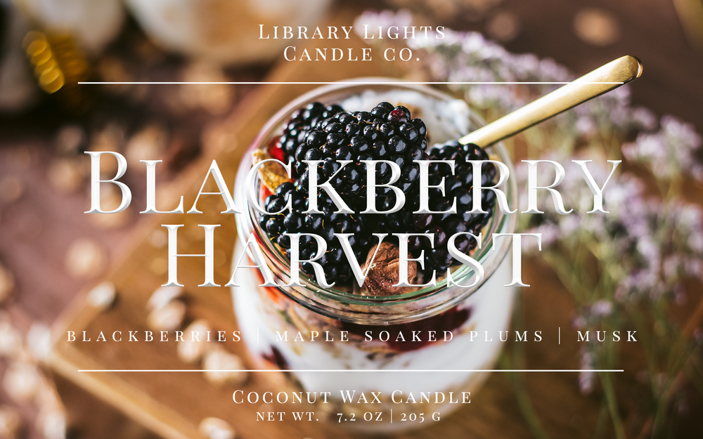 8oz Jar Candle - Blackberry Harvest